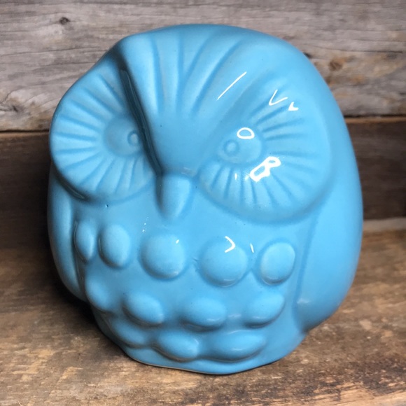 Ceramic owl piggybank - Picture 5 of 7